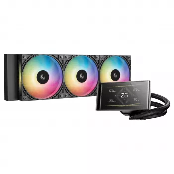DeepCool LT360 VISION ARGB AIO skystas aušintuvas, 360 mm, juodas
