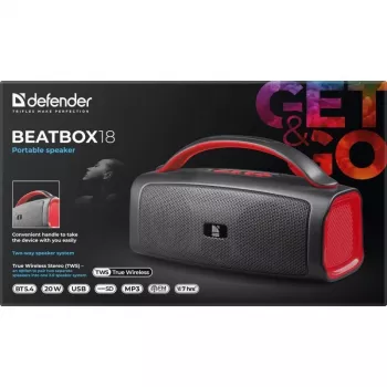 Defender Beatbox 18 20W Bluetooth Garsiakalbis