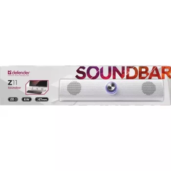 defender SOUNDBAR Z11 6W LED balta garso juosta
