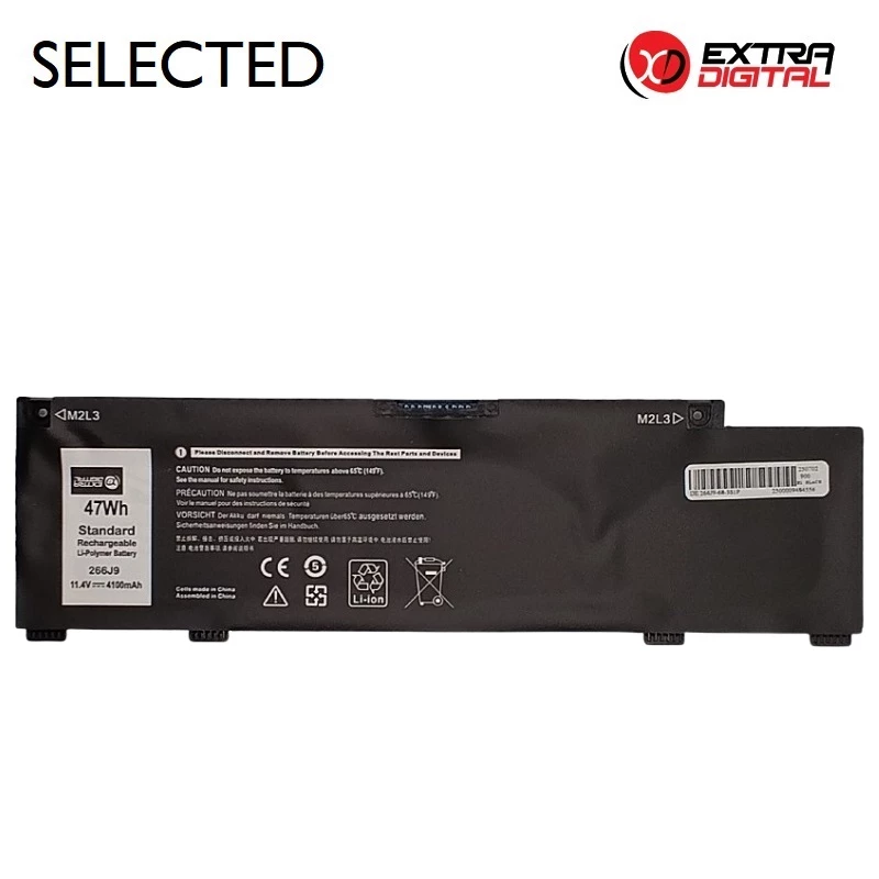 DELL 266J9 nešiojamojo kompiuterio baterija, 4100mAh, Extra Digital Selected