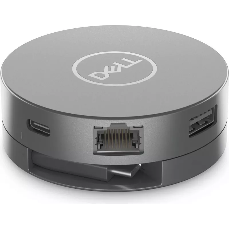 Dell 6-in-1 USB-C daugiafunkcis adapteris DA305Z - HDMI, DisplayPort, VGA, USB-A, USB-C PD, Gigabit Ethernet