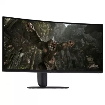 Dell Alienware AW3426DWM 34 colių lenktas WQHD žaidimų monitorius - 3440x1440, 240Hz, 1ms, VA, HDR, USB šakotuvas, reguliuojamas aukštis / pasukimas