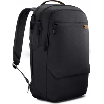 Dell CP7625 16 colių nešiojamojo kompiuterio kuprinė, 20L, juoda, perdirbtas poliesteris, atspari vandeniui, vežimėlio diržas J3Y19