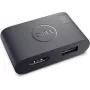 Dell DA20 USB-C mobilusis adapteris - HDMI, VGA, Gigabit Ethernet, USB 3.0, juodas V1J4H