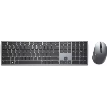 Dell KM7321W Premium belaidis klaviatūros ir pelės rinkinys - RF 2,4 GHz ir Bluetooth 5.0, viso dydžio, Titan Gray 02HHJ