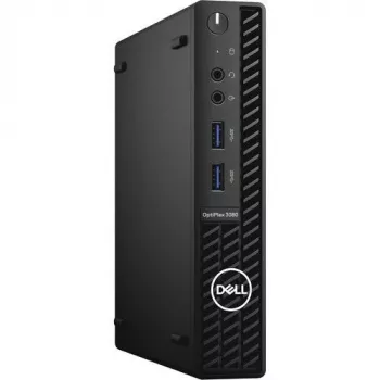 Dell OptiPlex 3080 Mažos formos stalinis kompiuteris - Intel Celeron G5905, 8GB DDR4 RAM, 256GB NVMe SSD, Windows 10 Pro