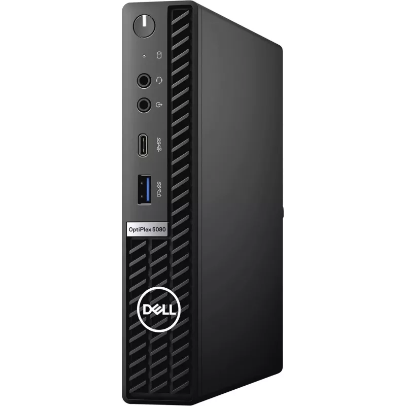Dell OptiPlex 5080 Micro stalinis kompiuteris - Intel Core i5-10500T, 12GB RAM, 256GB SSD, Windows 10 Pro