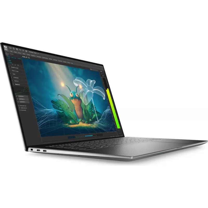 Dell Precision 5570 nešiojamas kompiuteris - Intel Core i7-12700H, 32GB RAM, 1TB SSD, 15.6 inch WUXGA, NVIDIA RTX A1000, Windows 11 Pro