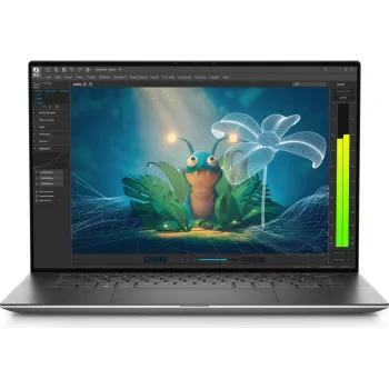 Dell Precision 5570 Mobile Workstation - Intel Core i7-12700H - 32GB DDR5 RAM - 1TB NVMe SSD - 16.0 inch WUXGA 1920x1200 Anti-Glare 500 nits - NVIDIA RTX A1000 4GB - Windows 11 Pro - Sidabrinė