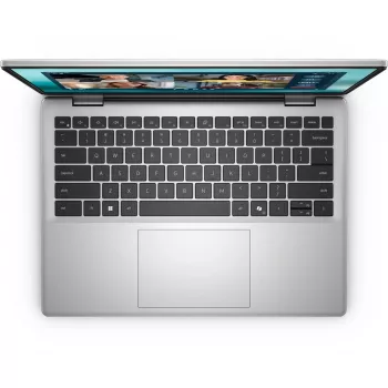 Dell Pro 14 Essential PV14250 Core 5 120U 14 colio FHD+ 300nits AG 16GB DDR5 512GB SSD Intel Graphics pirštų atspaudų skaitytuvas, apšviesta klaviatūra 54Wh Windows 11 Home Platinum Silver + Dell MS116 juoda pelė 3Y Pro Support