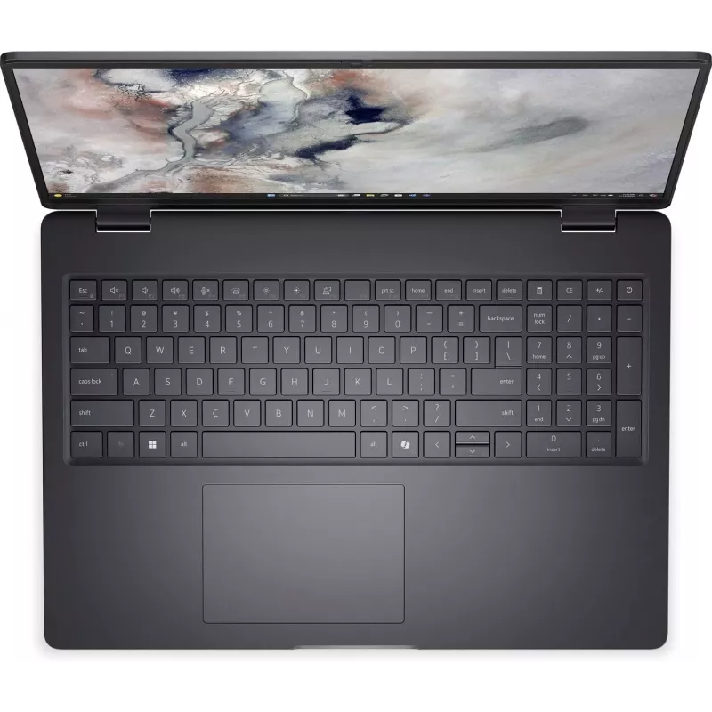 Dell Pro 16 PC16250 nešiojamasis kompiuteris - Intel Core 5, 16GB RAM, 512GB SSD, 16 colių WUXGA, Windows 11 Pro