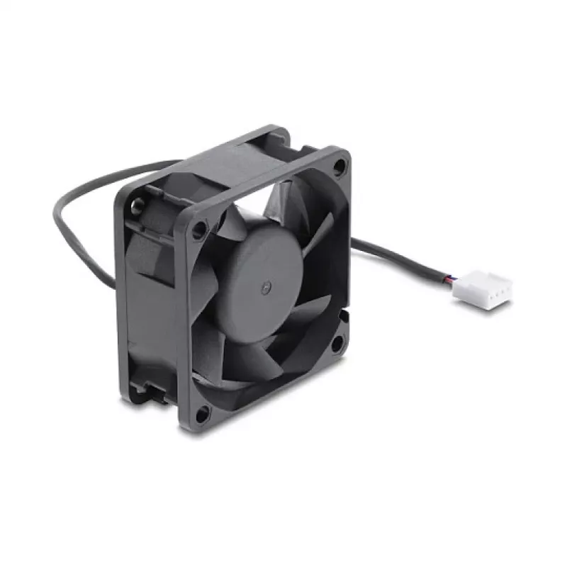 Delock ašinis ventiliatorius 48 V DC, 60 x 60 x 25 mm su 4 kontaktų PWM jungtimi, juodas