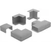 Delock kabelių kanalo jungtis 30 x 14 mm kabelių kanalams, 5 dalių rinkinys, pilka 22098
