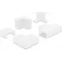 Delock kabelių kanalo jungtis 40 x 19 mm kabelių kanalams, 5 dalių rinkinys, balta 22094