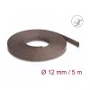 Delock kabelių valdymo įvorė, 12 mm, pinta, atspari graužikams, tamprėjanti, 5 m, ruda