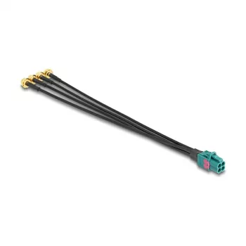 Delock kabelis Mini FAKRA Z moteriškas Quad į 4 x SMA vyriškas 0,2 m RG-174 90283