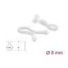 Delock Kabelio Spiralinis Apvyniojimas 8 mm Skaidrus, 100 Vienetų