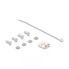 Delock D tipo RJ45 skydelio montavimo lizdas Cat.6A STP su LSA prijungimu ir IP66 apsauginiu dangteliu