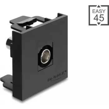 Delock Easy 45 modulis BNC moteriškas į moterišką 50 omų juodas (91962)