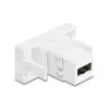 Delock Easy 45 modulis EASY-USB 2.0 Type-A moteriškas į EASY-USB Type-A moteriškas baltas 90866