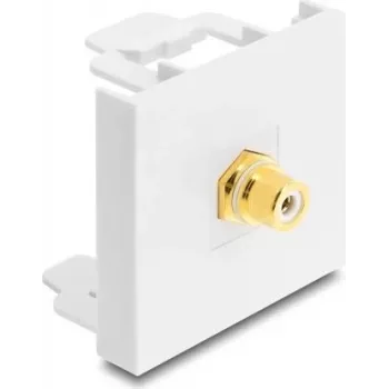 Delock Easy 45 modulis RCA lizdas į RCA lizdą, auksuoti kontaktai 91819
