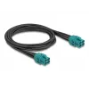 Delock HDMI adapterio kabelis Micro HDMI vyriškas į 4x HDMI moteriškas 1 m juodas 90340