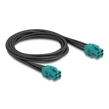 Delock HDMI adapterio kabelis Micro HDMI vyriškas į 4x HDMI moteriškas 1 m juodas 90340