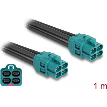 Delock HDMI adapterio kabelis Micro HDMI vyriškas į 4x HDMI moteriškas 1 m juodas 90340