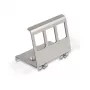 Delock Keystone metalinis laikiklis 3 prievadų DIN bėgiui (88139)