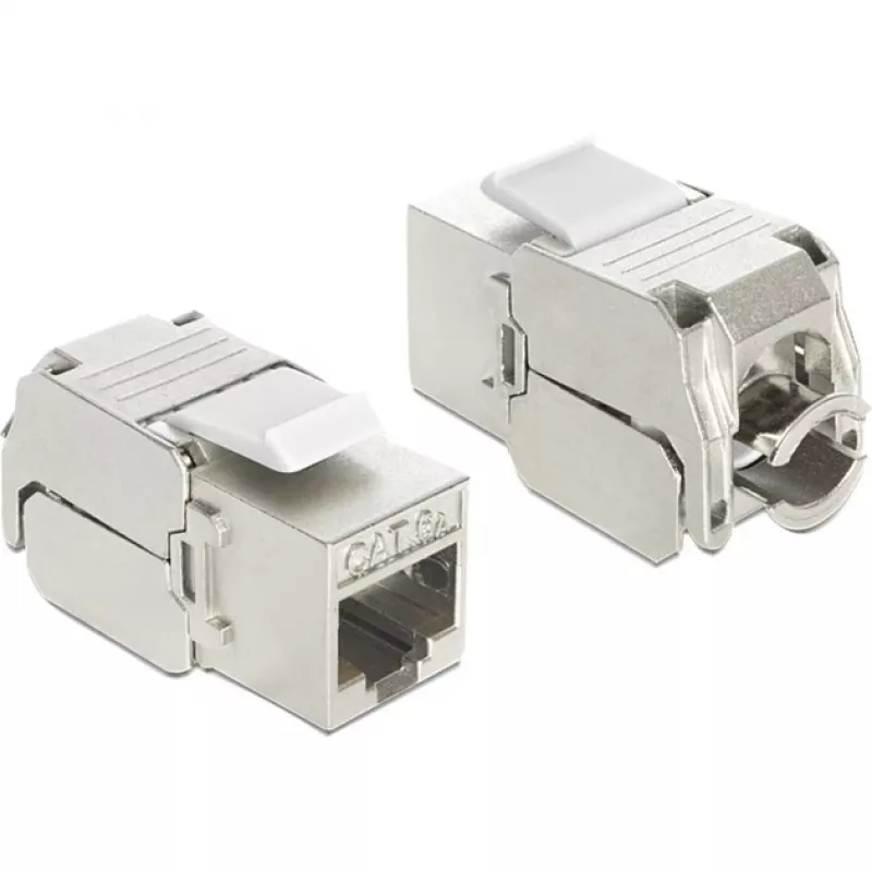 Delock Keystone modulis RJ45 lizdas į LSA Cat.6A STP