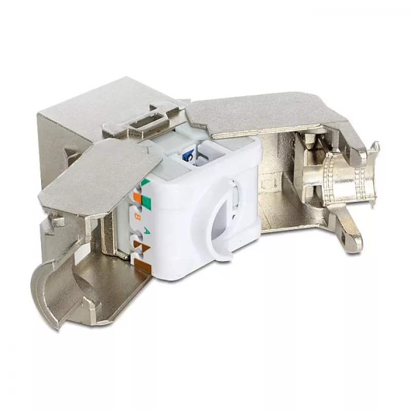 Delock Keystone modulis RJ45 lizdas į LSA Cat.6A STP