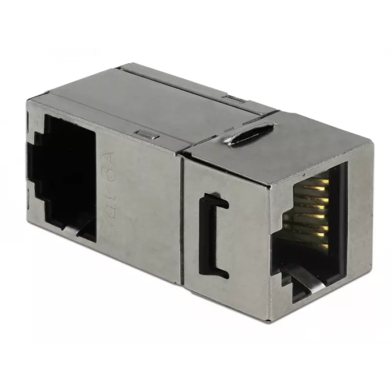 Delock Keystone modulis RJ45 moteriškas į RJ45 moterišką Cat.6 STP 90° 86371