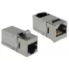 Delock Keystone modulis RJ45 moteriškas į RJ45 moterišką Cat.6 STP 90° 86371