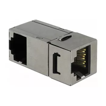 Delock Keystone modulis RJ45 moteriškas į RJ45 moterišką Cat.6 STP 90° 86371