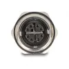 Delock M12 adapteris X-Coded 8 kontaktų moteriškas į RJ45 moterišką Cat.6A STP metalinis 60685