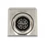 Delock M12 adapteris X-koduotas 8 kontaktų moteriškas į RJ45 moterišką Cat.6A STP ekranuotas tiesus