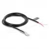 Delock M4 NTC termistoriaus temperatūros jutiklio kabelis su 2 atvirais galais, 10 kOhm, B25/85 3977K, 1 m, PVC, juoda