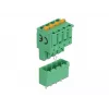 Delock PCB gnybtų blokų rinkinys 4 kontaktų 5,08 mm žingsniu vertikalus (66501)