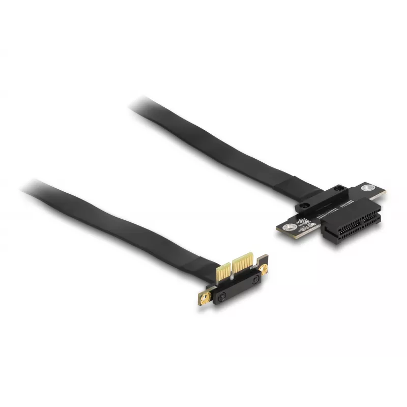 Delock PCI Express x1 prailginimo plokštė su 90° kampu ir 60 cm kabeliu
