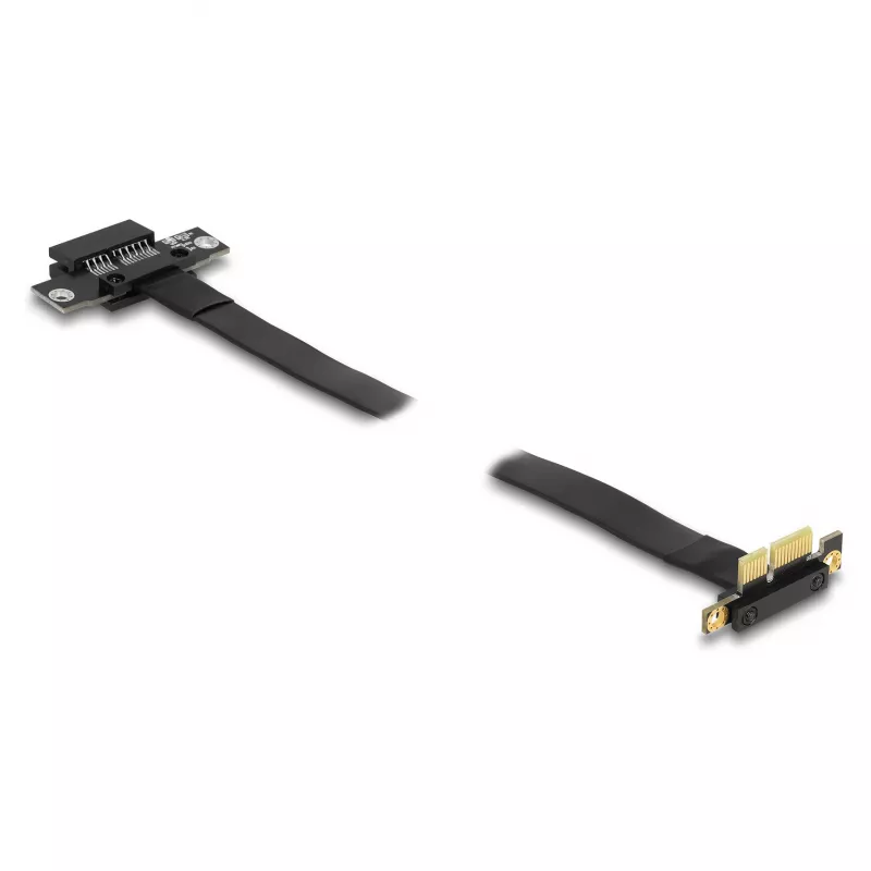 Delock PCI Express x1 prailginimo plokštė su 90° kampu ir 60 cm kabeliu