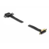 Delock PCI Express x1 prailginimo plokštė su 90° kampu ir 60 cm kabeliu