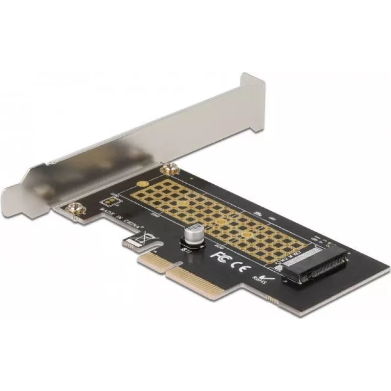 Delock PCI Express x4 plokštė į 1 x vidinį NVMe M.2 Key M 80 mm - žemo profilio formatas 90047