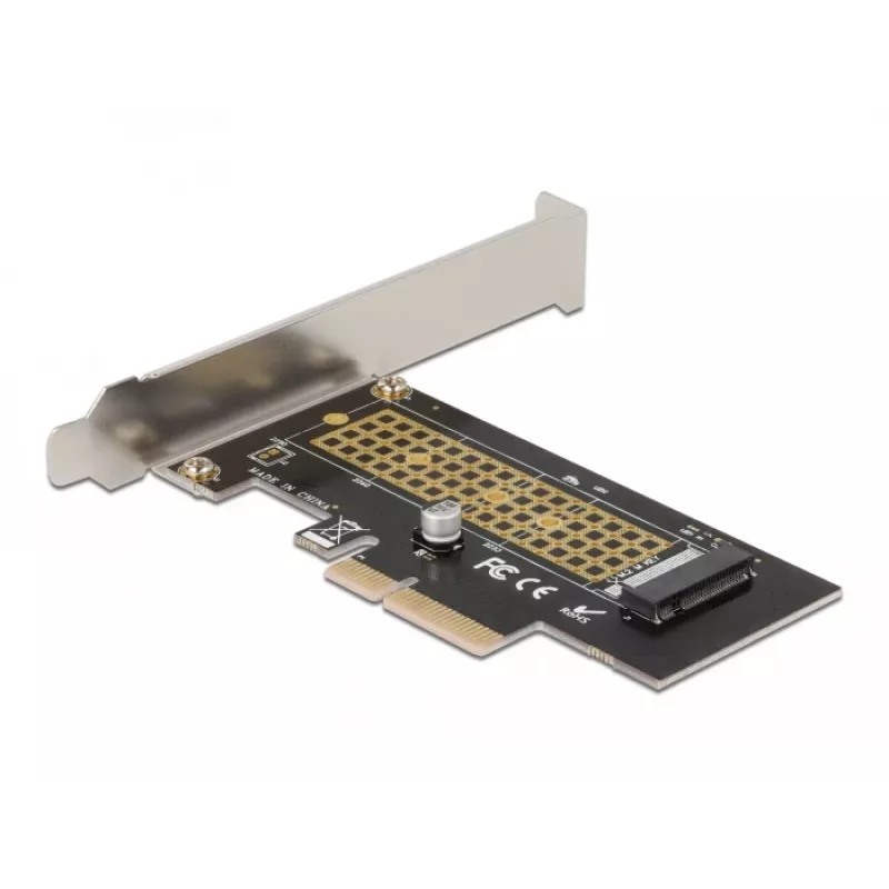 Delock PCI Express x4 plokštė į 1 x vidinį NVMe M.2 Key M 80 mm - žemo profilio formatas 90047