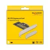 Delock PCI Express x4 plokštė į 1 x vidinį NVMe M.2 Key M 80 mm - žemo profilio formatas 90047