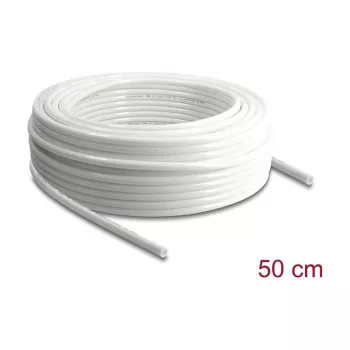 Delock Pneumatinė žarna 10 x 6.5 mm PU 50 m ritė White