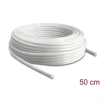 DELOCK pneumatinė žarna 12 x 8 mm 50 m ritė balta