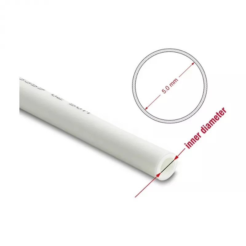 Delock pneumatinė žarna 8 x 5 mm 50 m ritė balta (PU)