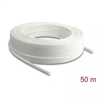 Delock pneumatinė žarna 8 x 5 mm 50 m ritė balta (PU)