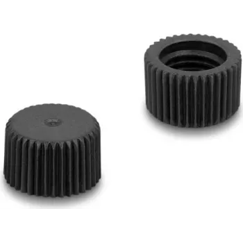 Delock apsauginis dangtelis M8 jungtims, prisukamas, plastikinis, IP67 atsparus dulkėms ir vandeniui, juodas 60846
