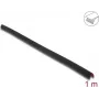 Delock PVC lipni briaunų apsauginė profilinė juosta 35 x 35 mm, 1 m, juoda 18491